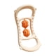 thumbnail image 4 of Pilates Circle Fitness Tool Estiramiento Corporal Anillo De Yoga Para Muslos Piernas Tonificantes Beige Naranja, 4 of 5