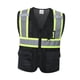 thumbnail image 4 of Chaleco seguro reflectante, ropa de trabajo, hombres de mujeres, versátiles, alta visibilidad con cremallera de bolsillos para correr perros caminando, 4 of 5
