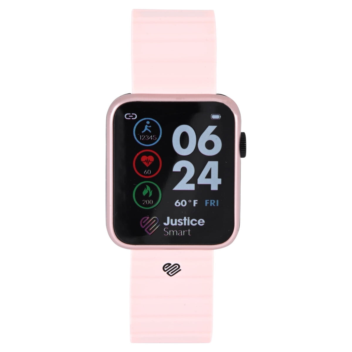 Smartwatch Justice Itime Niaos Digital Rosa Silicona Jse4631wm