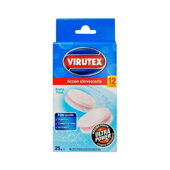 Pastillas Inodoro Efervescentes Antisarro Virutex 12tabletas
