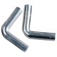 thumbnail image 2 of Herrajes con forma de L de acero plateado Tommy Docks, 2 of 3