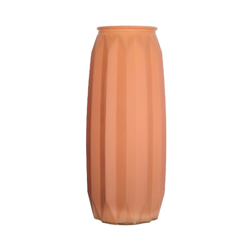 Haus - Florero Porcelana Lineal Naranjo