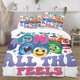 thumbnail image 1 of Inside Out 2 Quilt Set FullSoft Lightweight Quilts Quilted Bedspreads3 Pieces Set Queen SizeColorful Cartoon Print All Season, 1 of 5