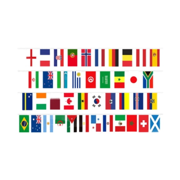 Bandera De 48 Países Para La Copa Mundial 2026 Para Celebraciones En Casa O En El Aula 14,5 M