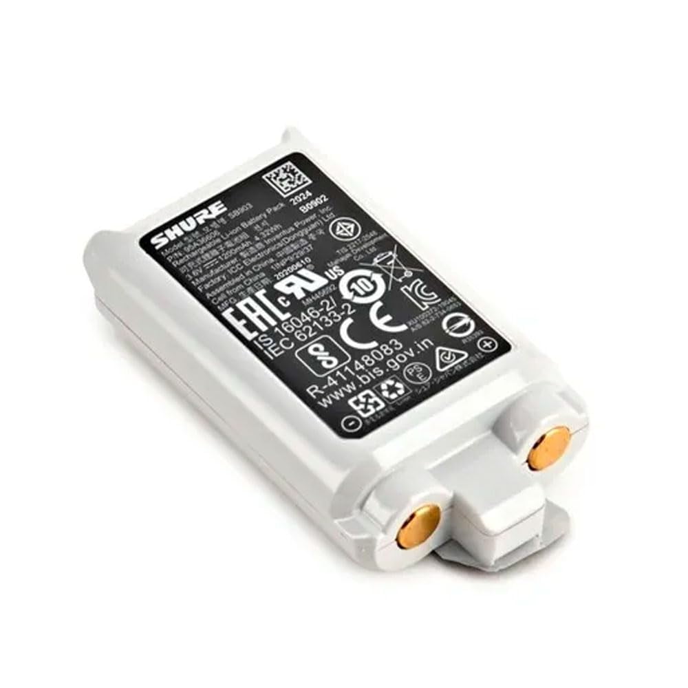 Carregador Duplo Shure SBC203-BR Para Transmissores SLXD Bateria SB903 - Equipamentos E - Foto 9