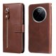 thumbnail image 1 of Funda con Cremallera para OnePlus 13, Carcasa Cartera de Cuero PU con Soporte y Tarjetero, 1 of 6