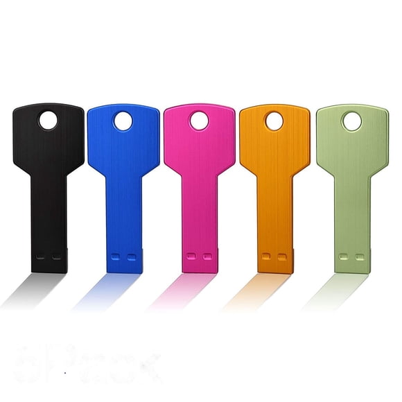 Unidad flash USB JUANWE 32 GB 2.0 de metal impermeable, paquete de 5