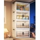 thumbnail image 1 of Contenedores de almacenamiento OlarHike 76QT con cierre con tapas, puertas y ruedas, paquete de 4, 1 of 7
