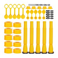 Magideal - Boquilla Del Recipiente De Gas, Reemplazo Del Surtidor Del Recipiente De Gas, Almohadilla De Goma Gruesa Con Tapa Del Recipiente De Gas, Kits De Surti 5 Juegos