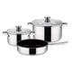 thumbnail image 1 of Batería Cocina Antiadherente Angelé Acero Inoxidable 5 Piezas, 1 of 1