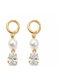 thumbnail image 1 of Aros Éclat Pearl con Baño de Oro 18K., 1 of 5