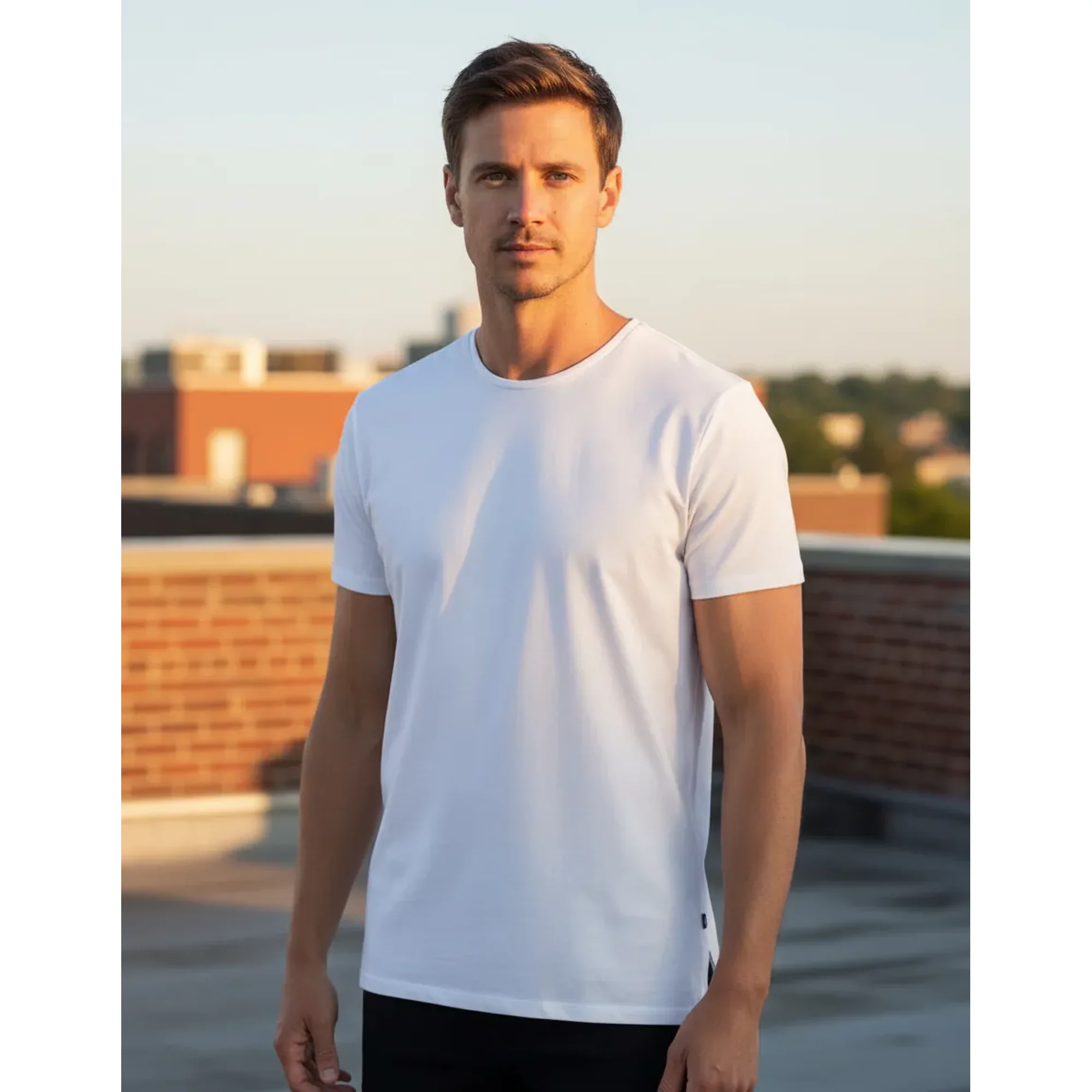 Creaprint - Polera Algodon Mc Unisex Blanco Talla Xxl