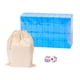 thumbnail image 5 of Juego de Mini Mahjong de viaje juego de juguetes de Mahjong chino con 144 dados de fichas con bolsa de almacenamiento juegos de fichas clásicas , 24mm azul, 5 of 5