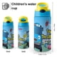 thumbnail image 2 of Tayo, el pequeño autobús Botella de Agua con Tapa Pop Top de Un Toque, Acero Inoxidable, a Prueba de Fugas, para Deportes, Botella Infantil azul 12 oz, 2 of 6