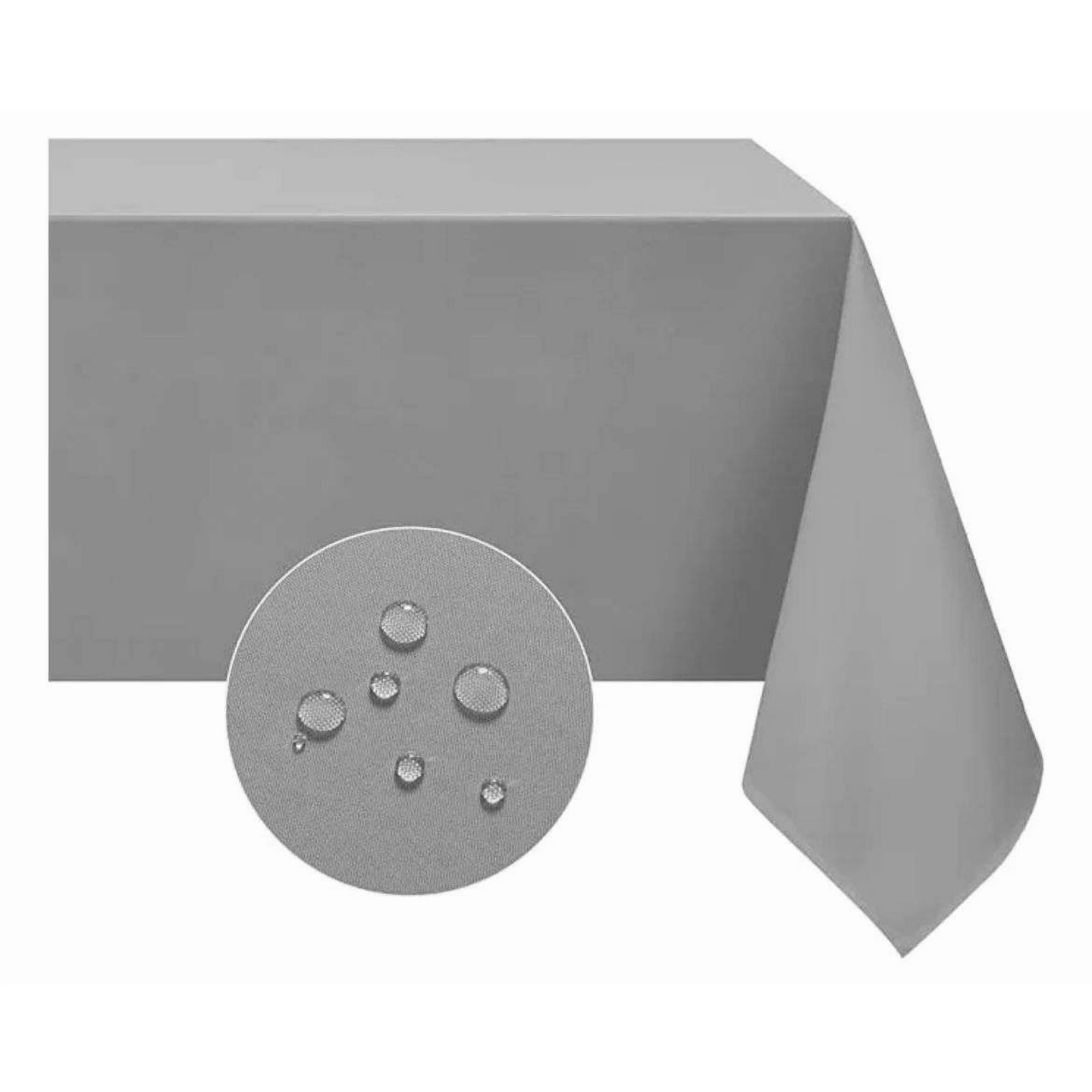 Oem - Mantel De Hule Mesa Cuadrado Diseño Liso 140x180cm 2