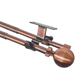 thumbnail image 1 of Set Barras para Cortina Doble 16/19 Mm Extensible 120-210 Cm A Techo Cobre Bola, 1 of 2
