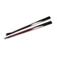 thumbnail image 3 of Faldones laterales universales para coche, divisores de extensión, Kit de carrocería, extensiones de Panel , 2M, accesorios duraderos para , negro rojo, 3 of 5