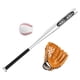 thumbnail image 1 of Juego De Bate De Béisbol Con Guante De Béisbol Y Guante Izquierdo Portátil Marrón, 1 of 5