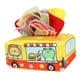 thumbnail image 5 of Caja de pañuelos para bebé, tejido arrugado, caja de bufanda suave, toalla, papel de juego, pañuelos de tracción ocupados, actividades para habilidade , Autobús, 5 of 5