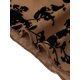 thumbnail image 5 of INSPIRE CHIC Falda Floral para Mujer con Cintura Alta Elástica de Malla Cola de Pescado Otoño Invierno Elegante Falda Midi M Marrón, 5 of 6