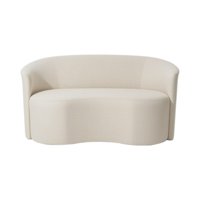 Diseños Valestrini - Sofa Curvo En Lino Crudo