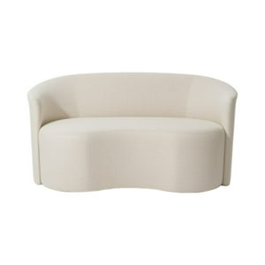 Diseños Valestrini - Sofa Curvo En Lino Crudo