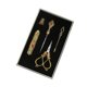 thumbnail image 1 of Kit De Bordado, Punzón Para Adultos, Tijeras De Costura Para Proyectos De Bricolaje, Manualidades, Manualidades, Oro, 1 of 5