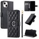 thumbnail image 1 of Funda Acolchada con Anilla y Correa para iPhone 14 Plus Slots para Tarjetas Negro, 1 of 5