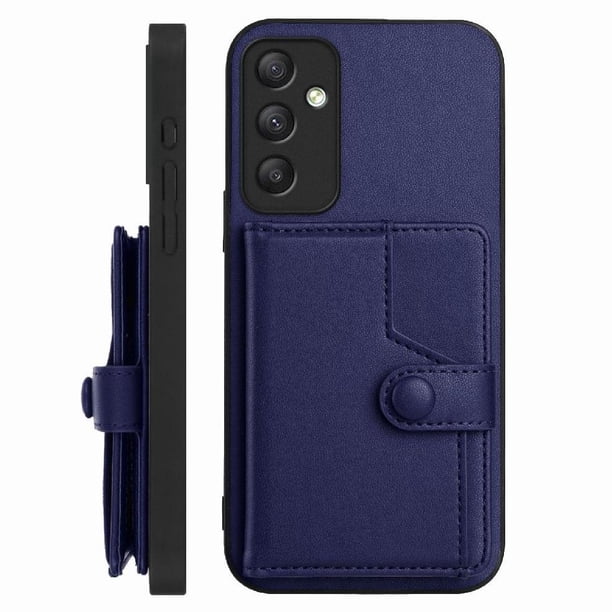 FOXDOCK Funda para SAMSUNG Galaxy A35 con Bloqueo RFID - Diseño Elegante con Cierre de Botón