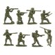 thumbnail image 3 of BMC Juguetes Soldados de Infantería de EE. UU. de la Segunda Guerra Mundial 33 piezas escala 1:32, 3 of 9
