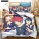 thumbnail image 1 of Anime Food Wars! Shokugeki no Soma Bedding Set Cute Quilt Cover Bed Cover With Pillowcase Boys Adult, 1 of 5