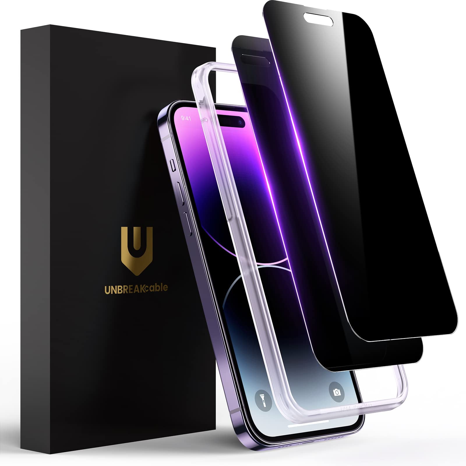 Protector De Pantalla De Privacidad Unbreakcable Para Iphone 14 Pro Max