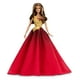thumbnail image 1 of Muñeca Barbie para las vacaciones de 2016 con falda roja brillante en degradado, 1 of 3