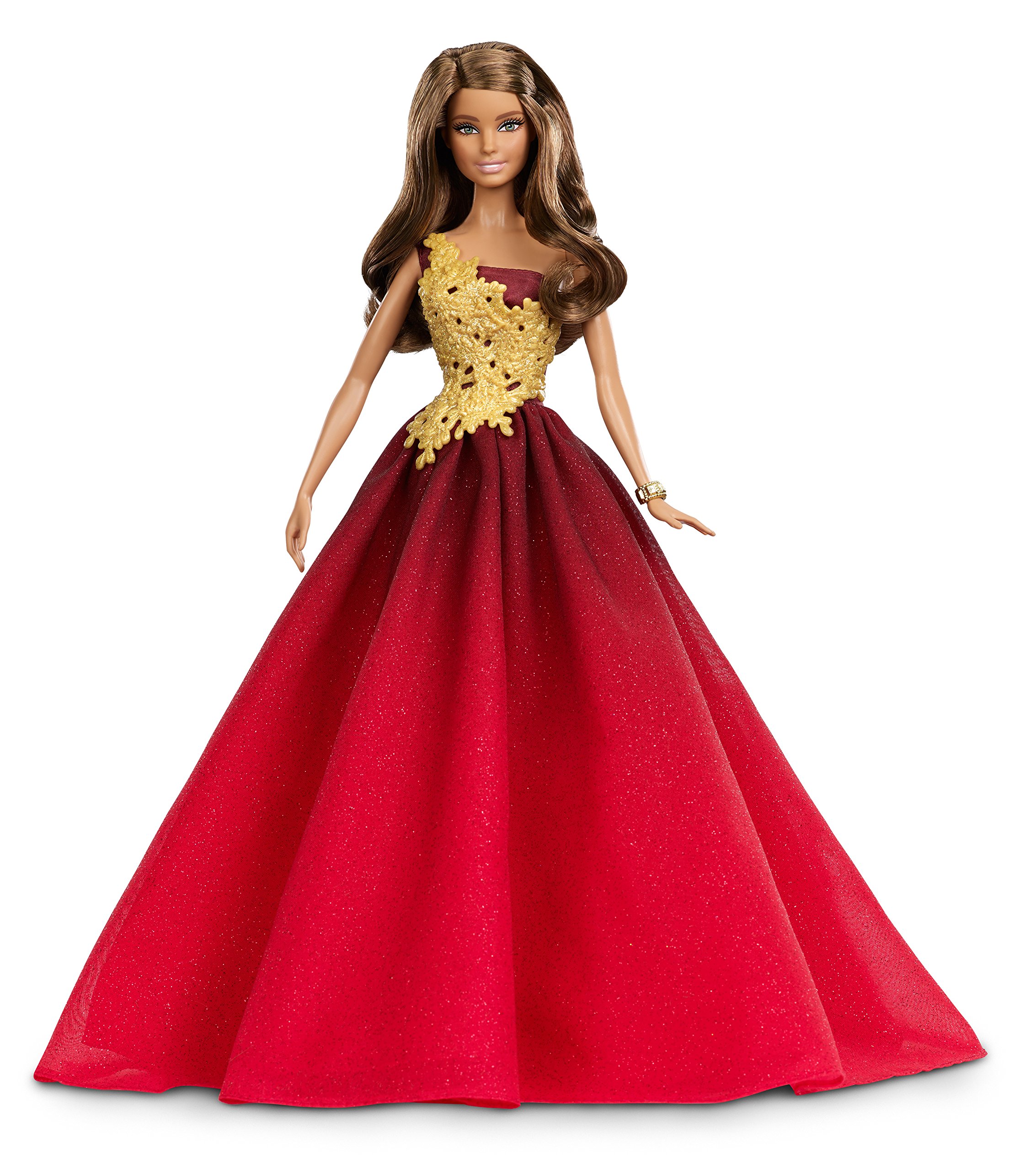 Muñeca Barbie Para Las Vacaciones De 2016 Con Falda Roja Brillante En Degradado