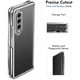 thumbnail image 2 of Premium Transparent Crystal Clear Hard Phone Case For Samsung Galaxy Z Fold 4 Fold 3 Fold 2, 2 of 3