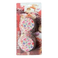 Genérico - Capsulas Cupcake Diseño B Elefantes 100 Un Blanco