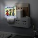 thumbnail image 5 of Ed, Edd y Eddy Luz nocturna LED con sensor de anochecer a amanecer para dormitorio, baño, pasillo, escaleras - Lámpara LED nocturna de enchufe, 0.5W - 1 pieza, 5 of 6