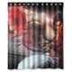 thumbnail image 1 of Cortina de ducha de Street Fighter Tekken, juego de cortina de baño con ganchos, tamaño 66 x 72 pulgadas, 1 of 3