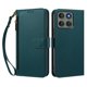 thumbnail image 1 of Funda Tipo Billetera para Motorola Moto Edge 60 pro con Soporte y Bolsillo con Cierre Verde, 1 of 1