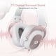 thumbnail image 2 of Auriculares para juegos Redragon H510 Zeus White 7.1 Surround Sound, 2 of 9