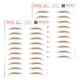 thumbnail image 1 of Tatuajes temporales para cejas Brows by Bossy Pack de 2, impermeables, color topo, 1 of 7
