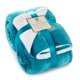 thumbnail image 1 of Manta Genteele Sherpa Super Soft 230 x 230 cm, color verde azulado y blanco, 1 of 6