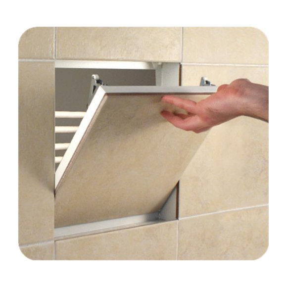 Puerta de Acceso Linhdor 30x30 cm RGB con Pestillo Táctil para Baldosa