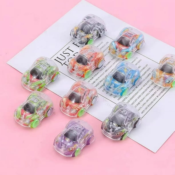Pull Back Friction Cars, 10 Mini Assorted Race Car Vehicle Playset For Toddlers & Kids Party Favor Ideal Birthday Party, Bulk School Reward Prizes, Décor, Christmas Goodie Stuffers