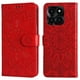 thumbnail image 1 of Funda tipo cartera FOXDOCK para Honor X6A , diseño girasol en relieve, cuero PU, cierre magnético, soporte y tarjetero, 1 of 5