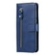 thumbnail image 1 of Funda con Cremallera para Samsung Galaxy A12 5G, Carcasa Cartera de Cuero PU con Soporte y Tarjetero, 1 of 5