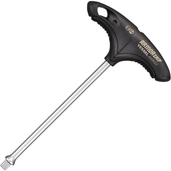 Destornillador Wrench VESSEL Armor Grip con mango en T de 1/4 pulgadas