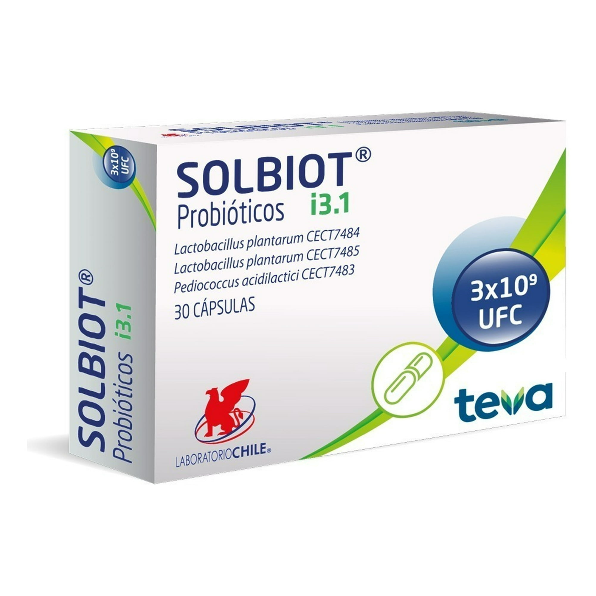 Solbiot 30 Cápsulas Probioticos