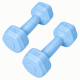 thumbnail image 3 of Par Mancuernas Hexagonales PVC 4 Kg c/u Pesas Fitness 8 Kg Total, 3 of 3