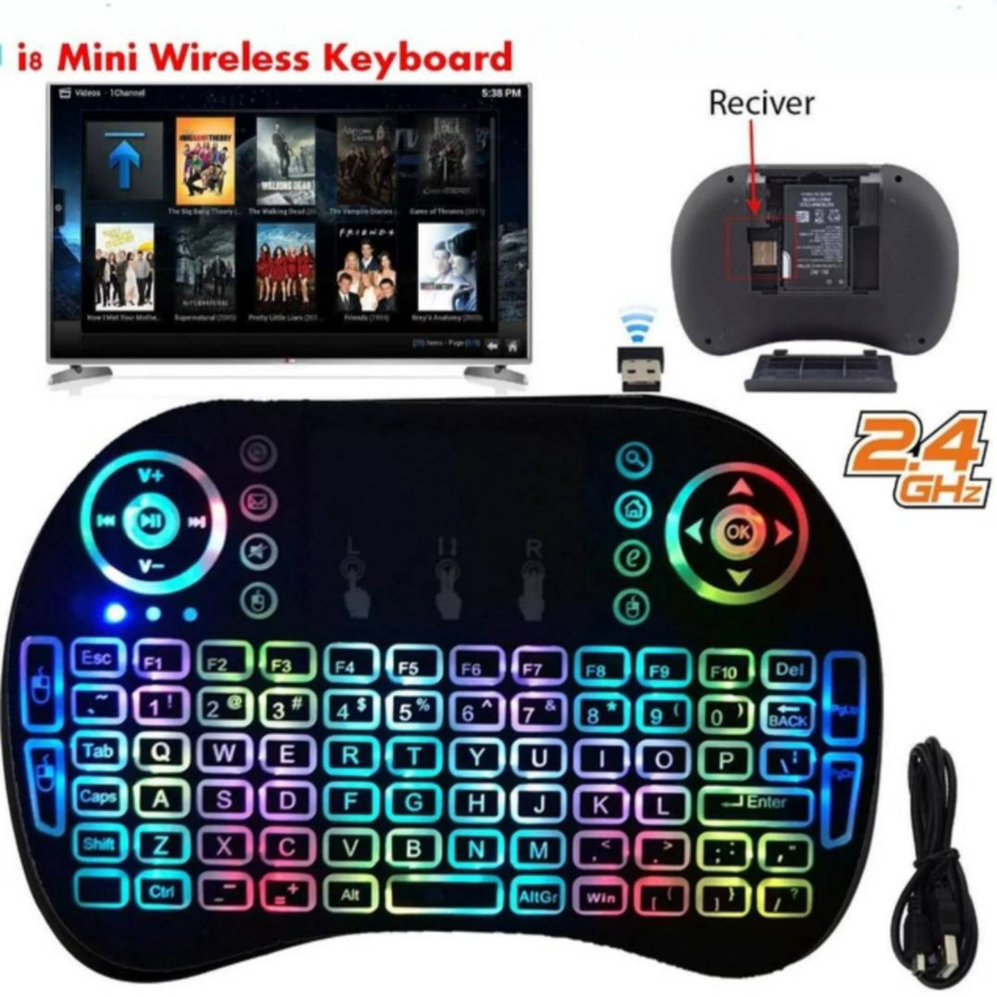 Mundo Eve - Mini Teclado Bluetooth Con Luz